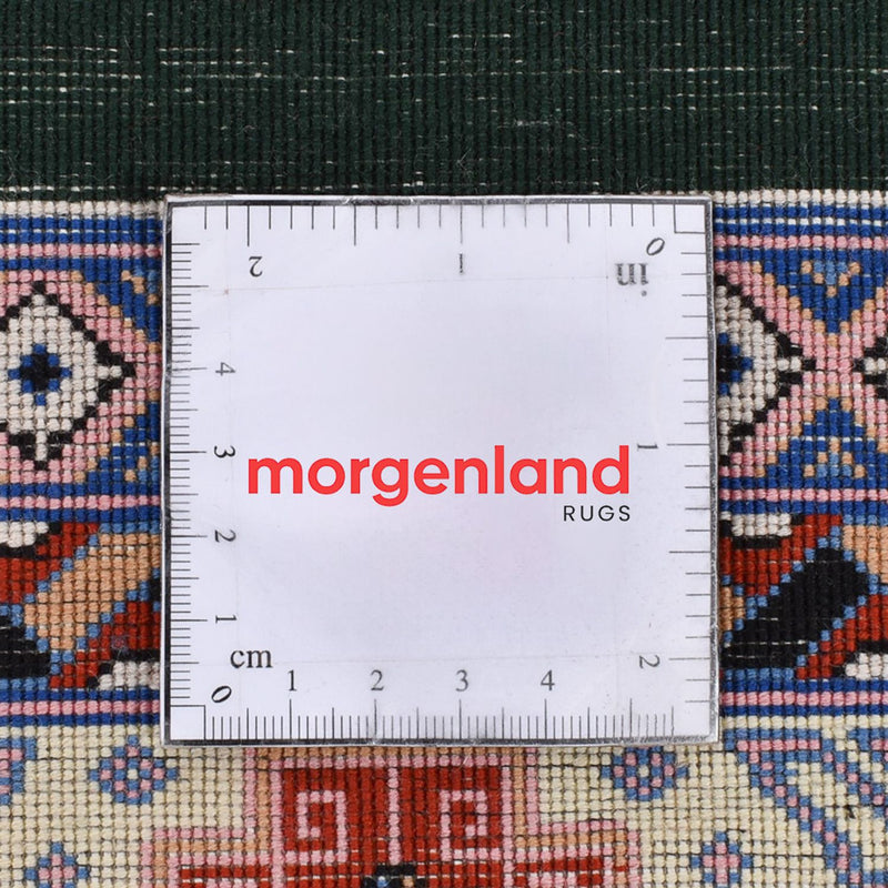 Løber Persisk tæppe - Tabriz - Premium - 370 x 75 cm - mørkeblå