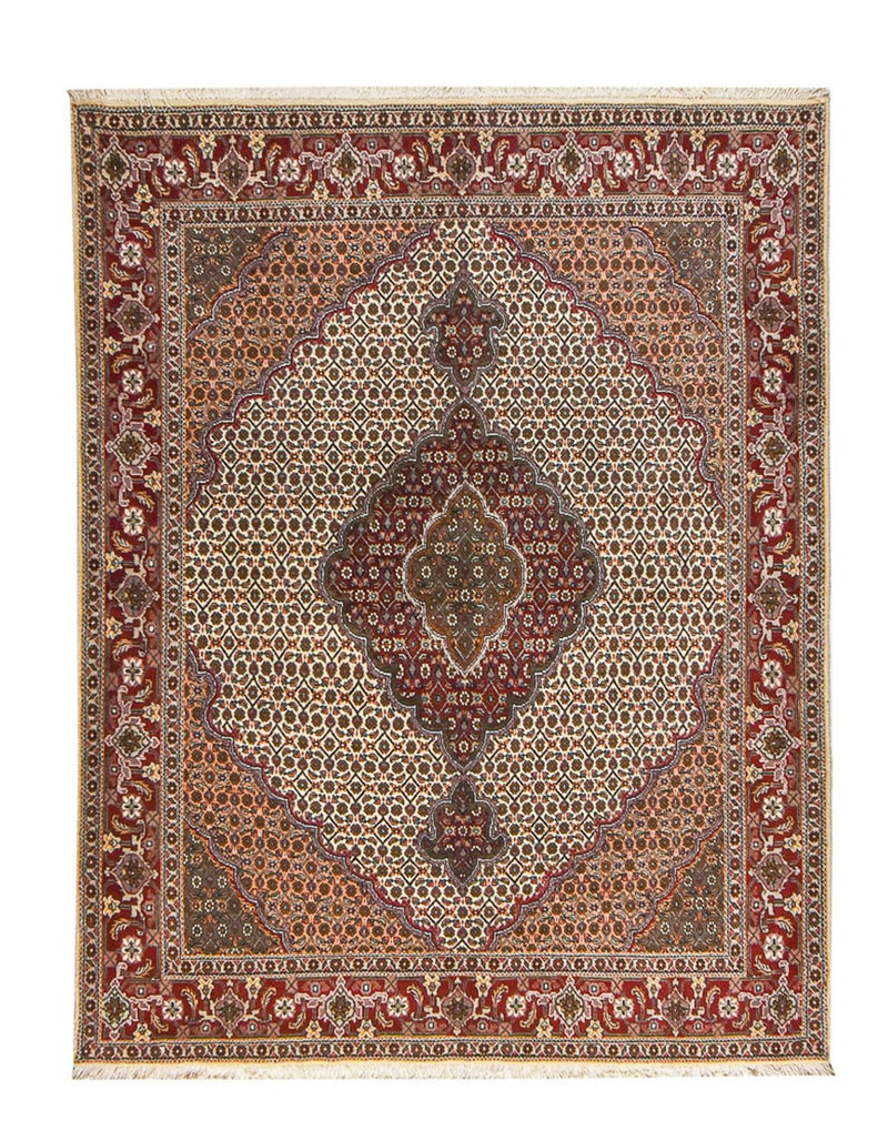 Persisk tæppe - Tabriz - Royal - 198 x 154 cm - sand