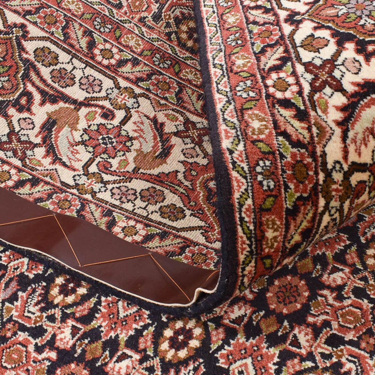 Løber Persisk tæppe - Bijar - 395 x 203 cm - rust