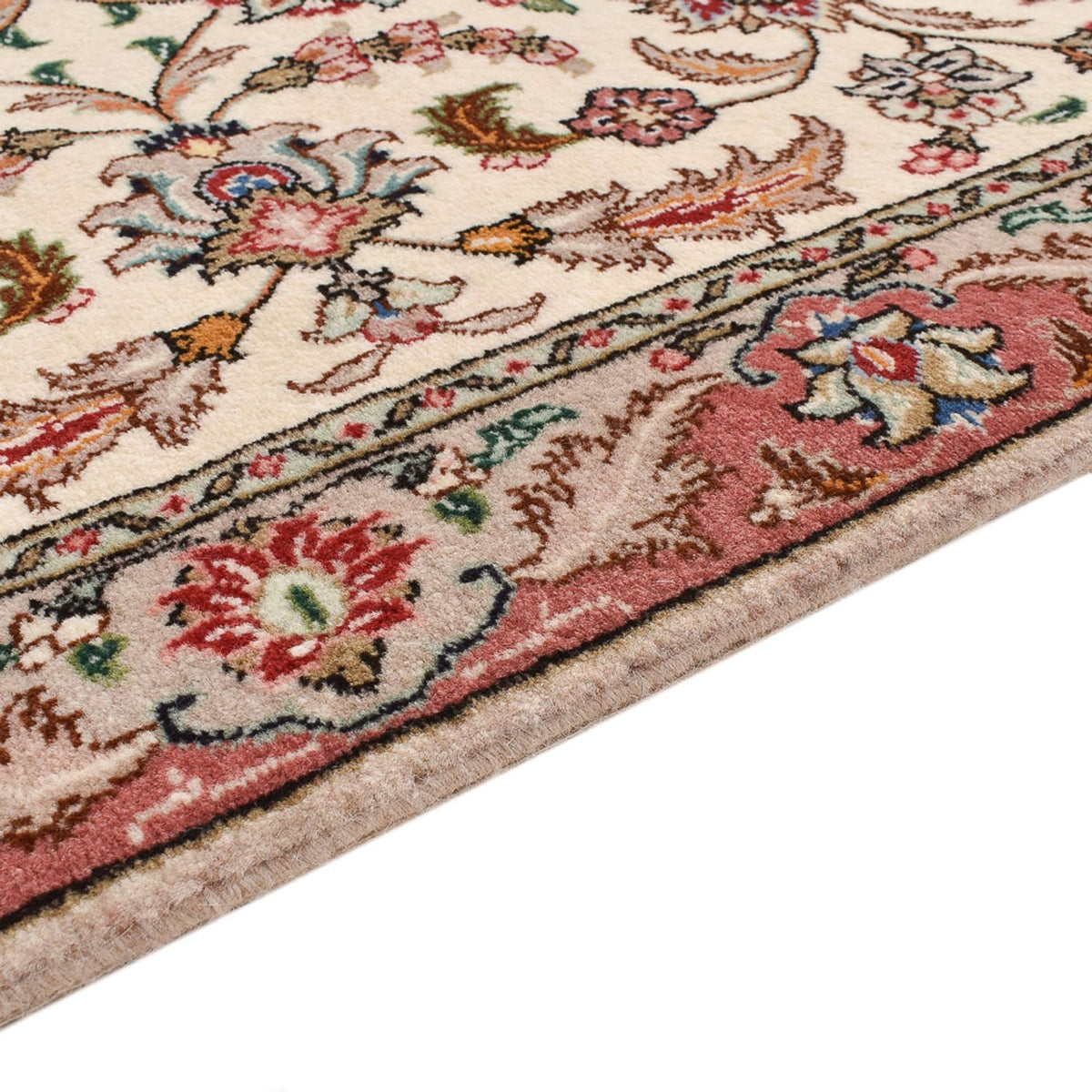 Løber Persisk tæppe - Tabriz - Premium - 297 x 69 cm - karamel