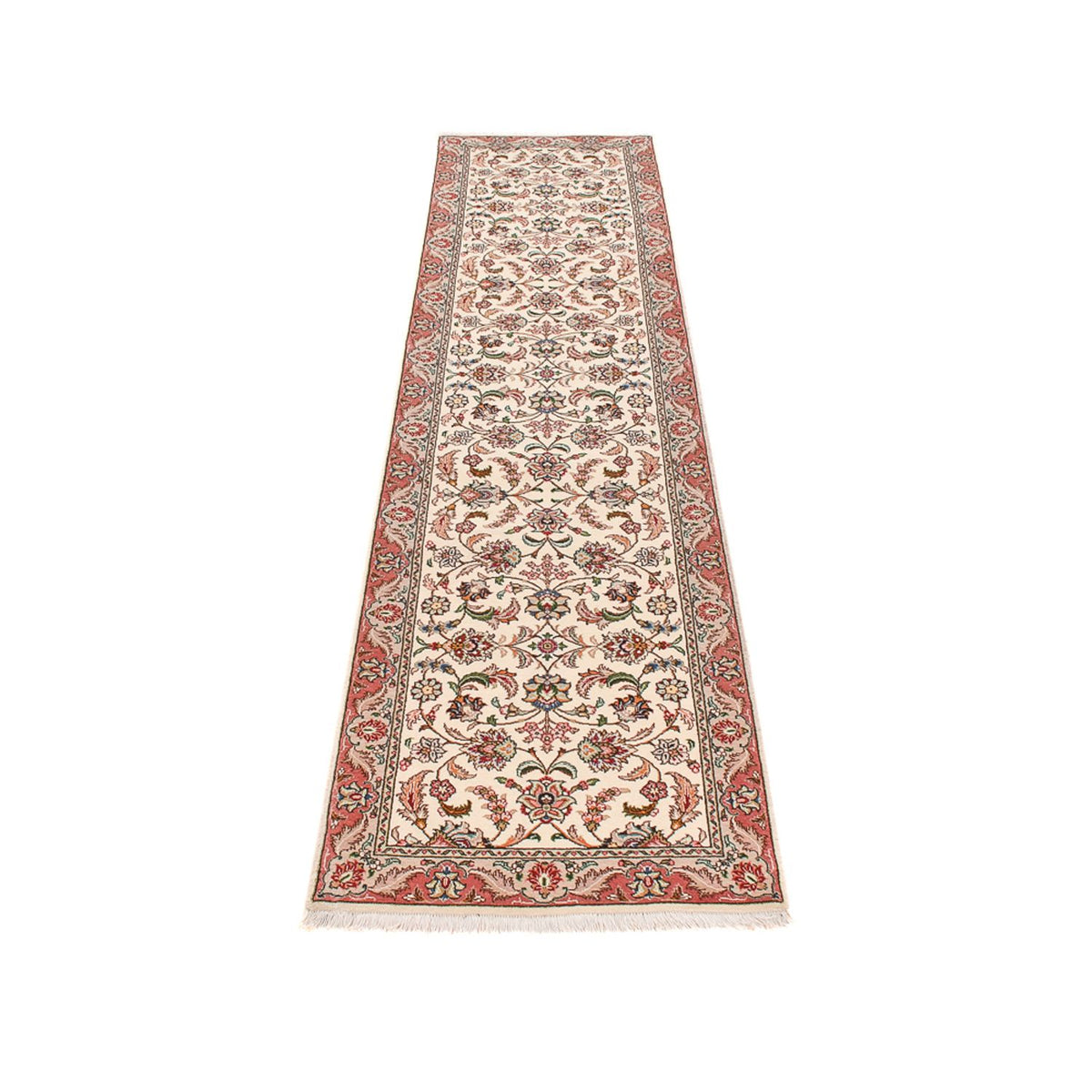 Løber Persisk tæppe - Tabriz - Premium - 297 x 69 cm - karamel