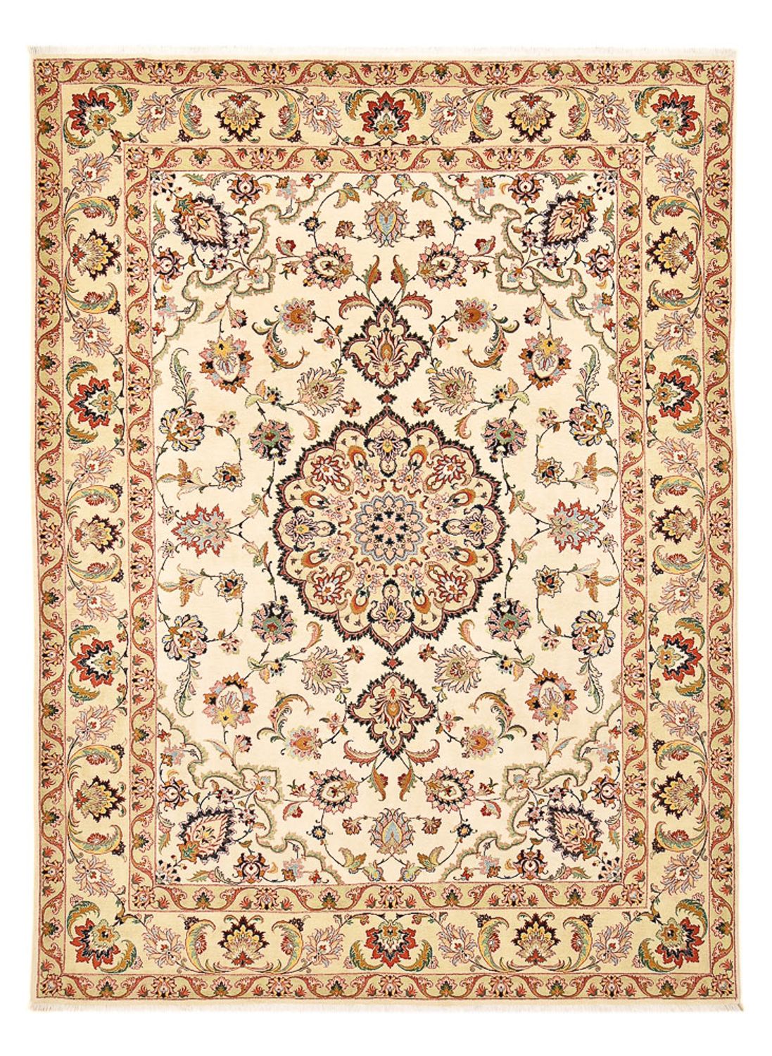 Persisk tæppe - Tabriz - Royal - 362 x 260 cm - beige