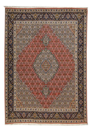 Persisk tæppe - Tabriz - Royal - 207 x 147 cm - rød