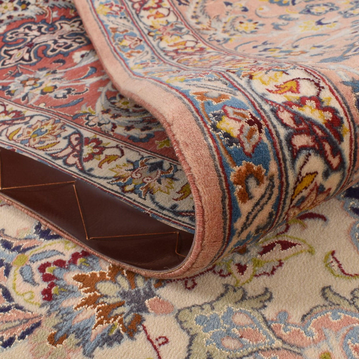 Persisk tæppe - Isfahan - Premium - 370 x 254 cm - beige