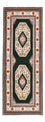 Løber Persisk tæppe - Tabriz - Royal - 202 x 74 cm - mørkeblå