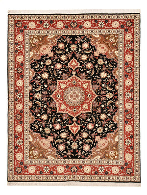 Persisk tæppe - Tabriz - Royal - 200 x 153 cm - mørkeblå