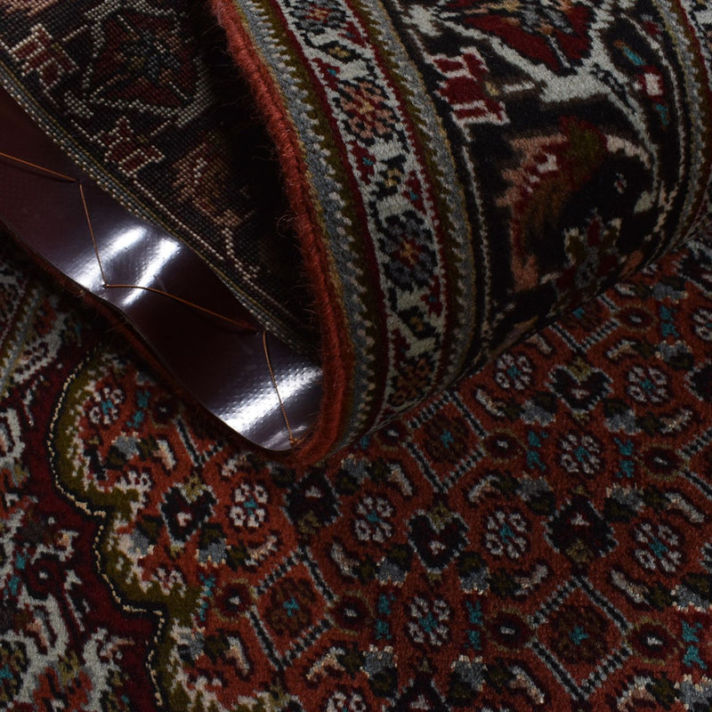 Persisk tæppe - Tabriz - Royal - 203 x 150 cm - mørkerød