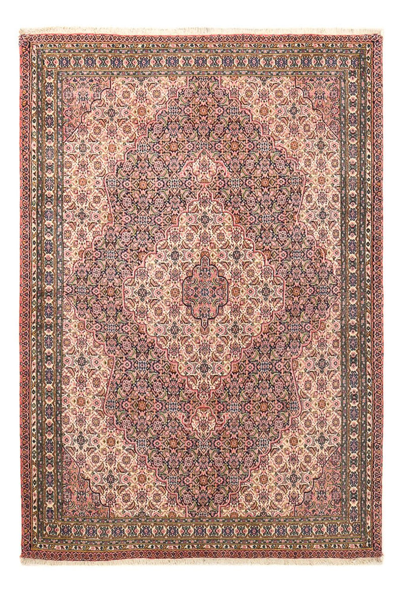 Persisk tæppe - Tabriz - 227 x 158 cm - lysrød