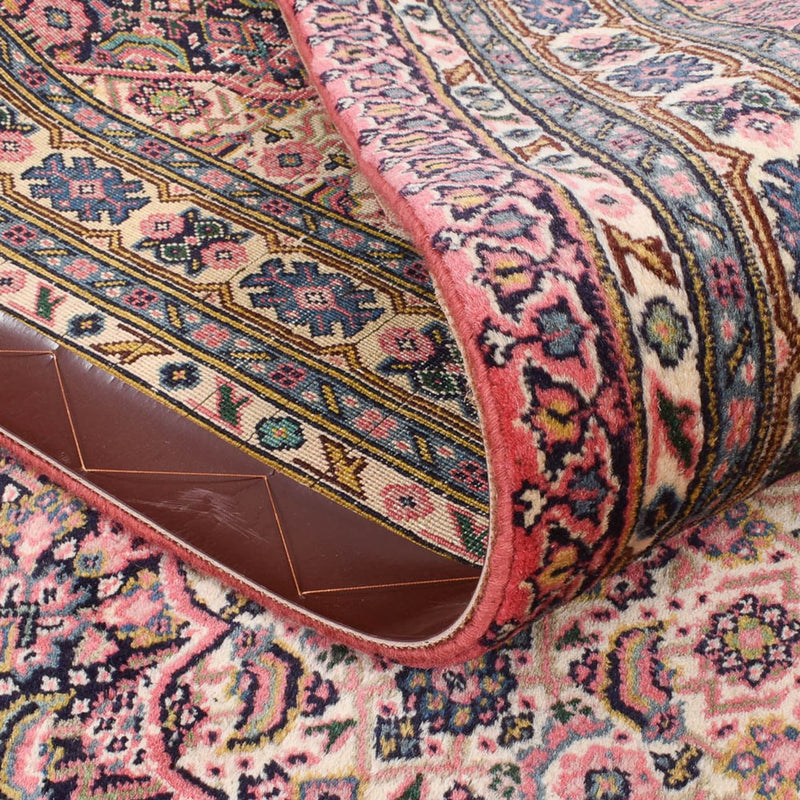 Persisk tæppe - Tabriz - 227 x 158 cm - lysrød