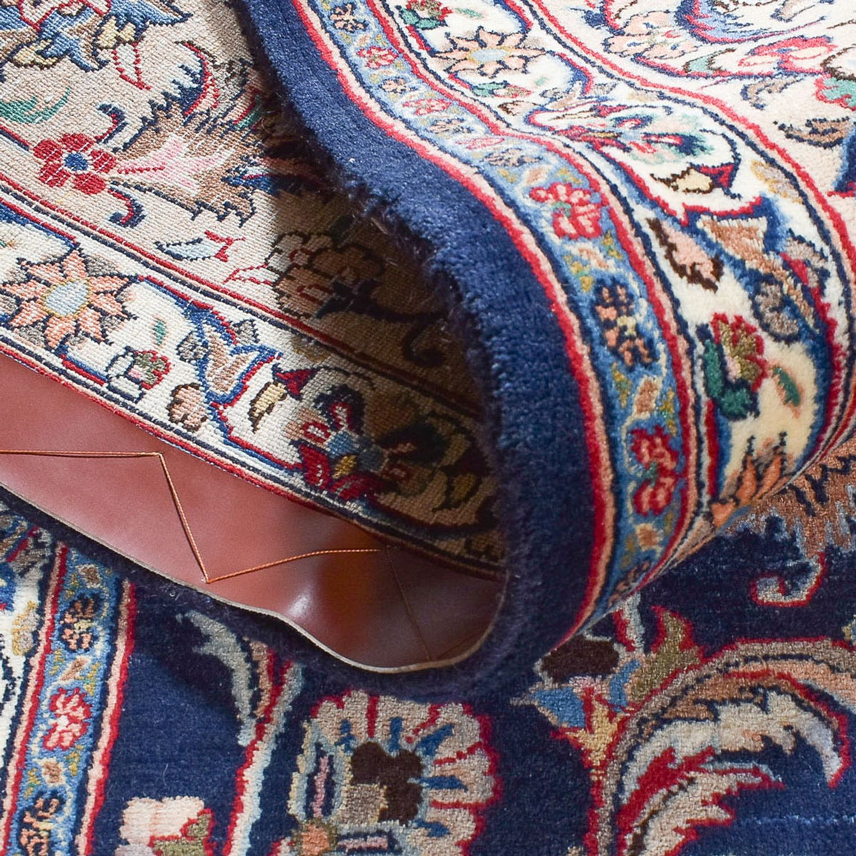 Persisk tæppe - Classic - 348 x 243 cm - mørkeblå