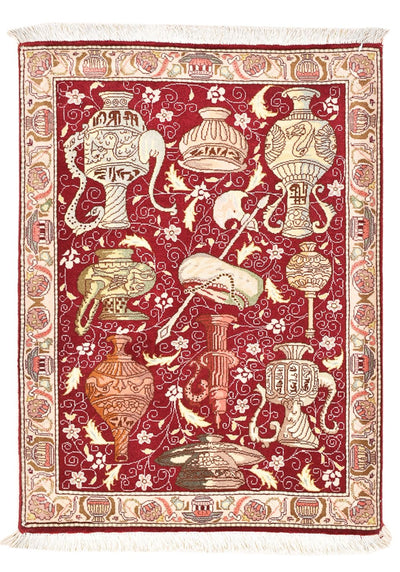 Tabriz - 50 Raj Tæppe 63x92cm - Persisk tæppe