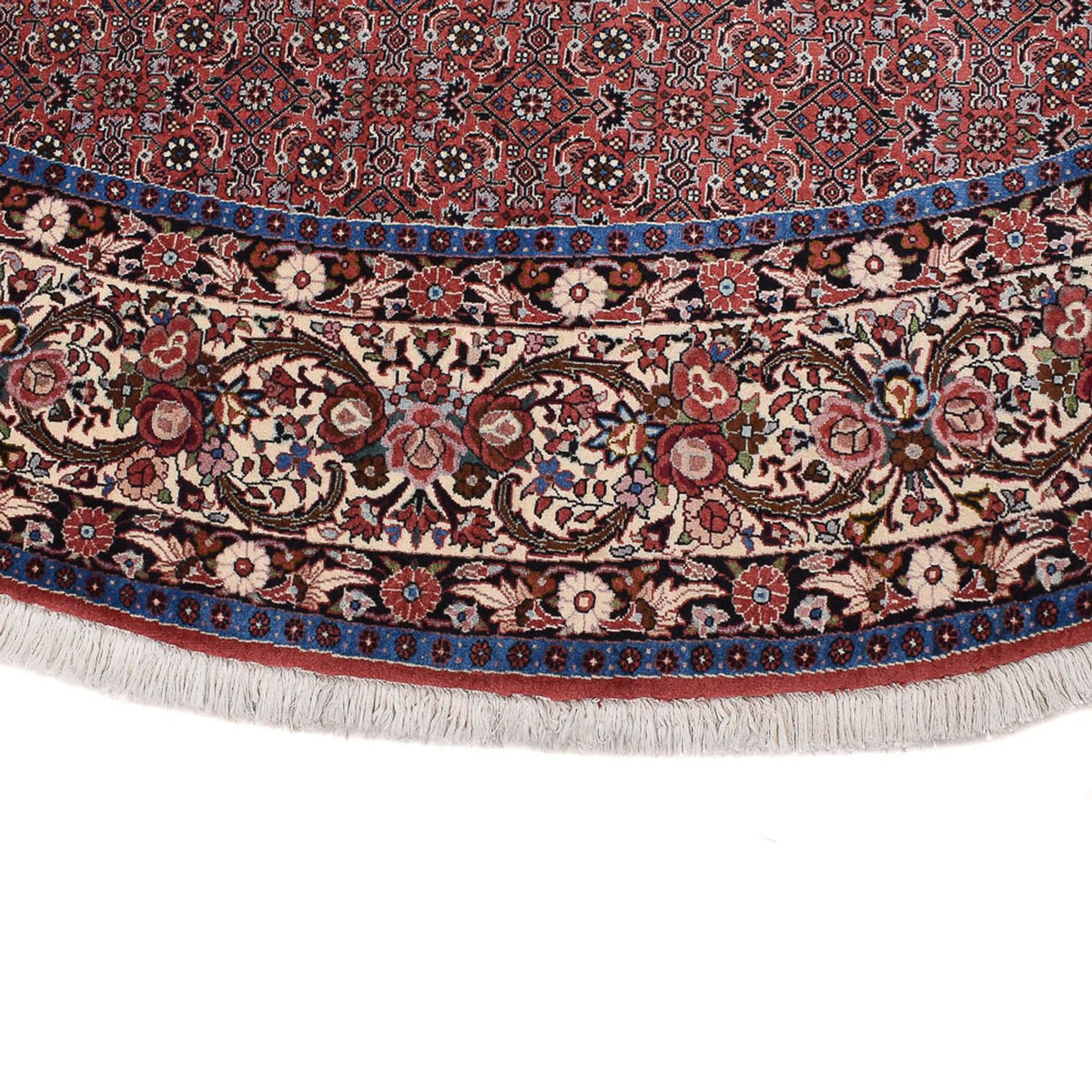 Persisk tæppe - Bijar rundt  - 300 x 300 cm - rust