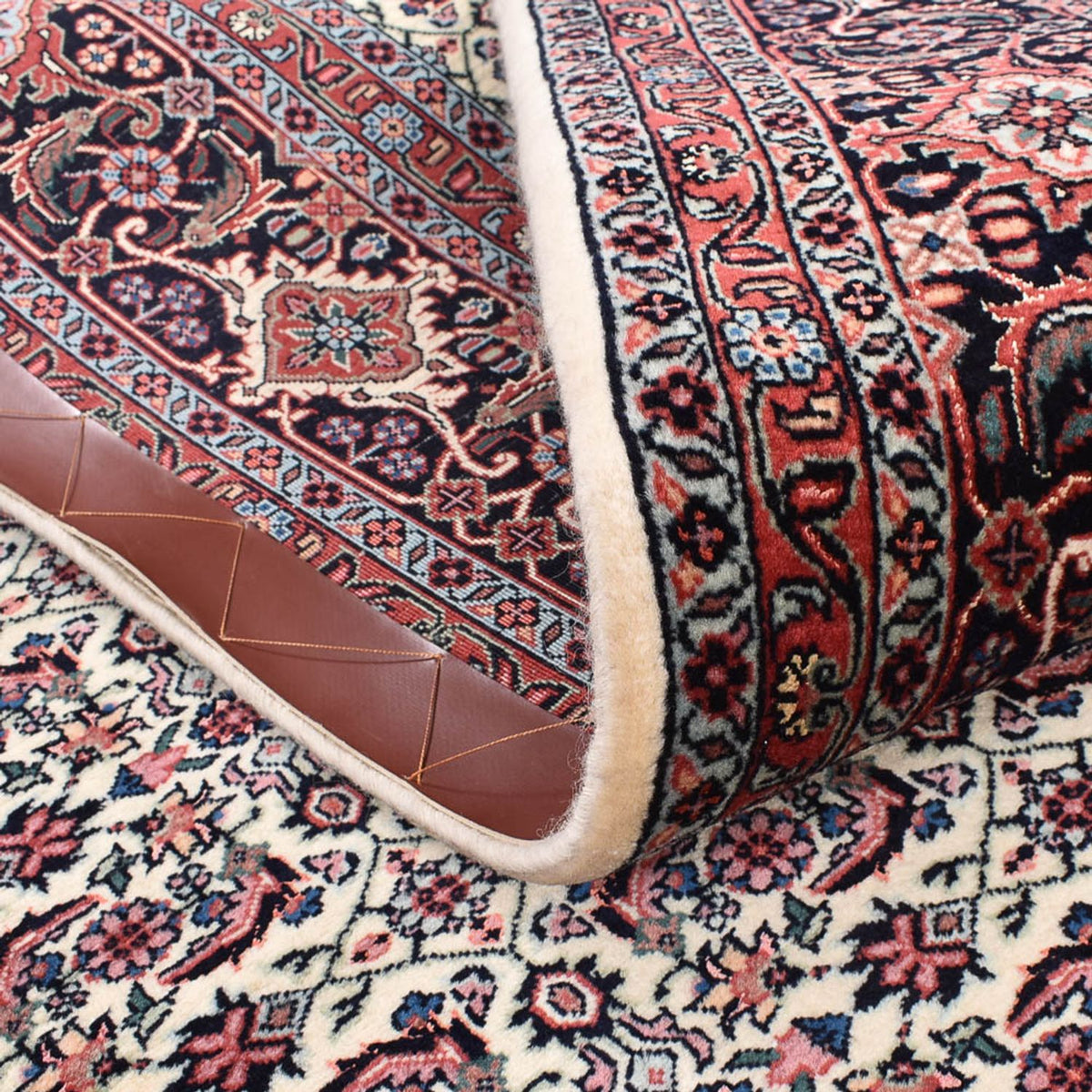 Persisk tæppe - Bijar firkantet - 210 x 199 cm - flerfarvet