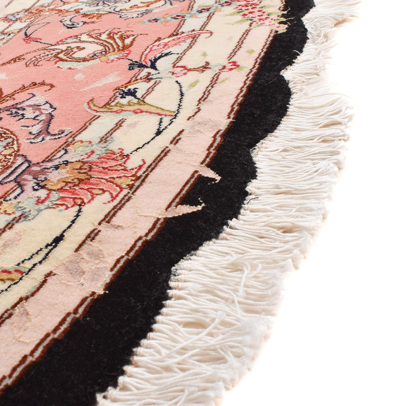 Persisk tæppe - Tabriz - Premium rundt  - 250 x 250 cm - flerfarvet