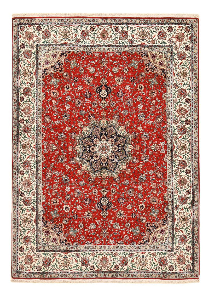 Persisk tæppe - Tabriz - Premium - 213 x 150 cm - rød