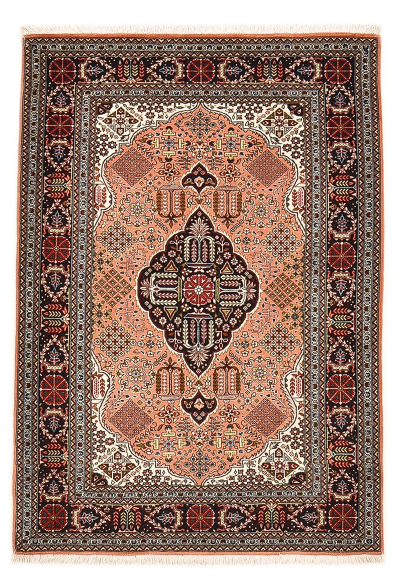 Persisk tæppe - Tabriz - Royal - 147 x 103 cm - lysrød