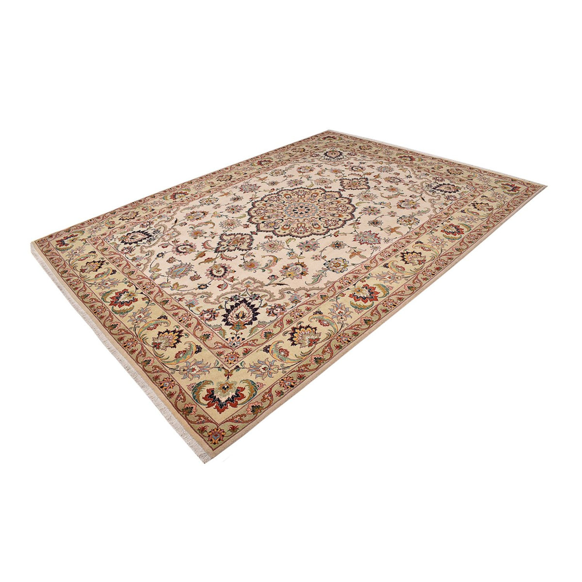 Persisk tæppe - Tabriz - Royal - 365 x 263 cm - beige