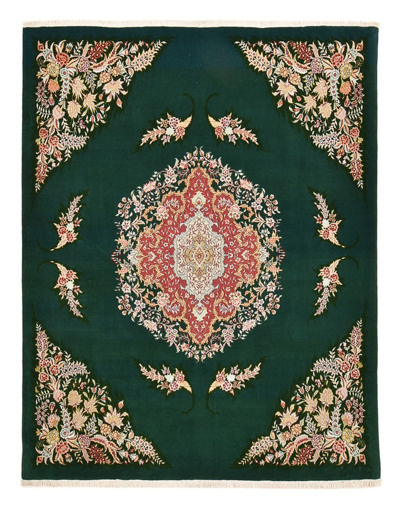 Persisk tæppe - Tabriz - Royal - 250 x 200 cm - grøn