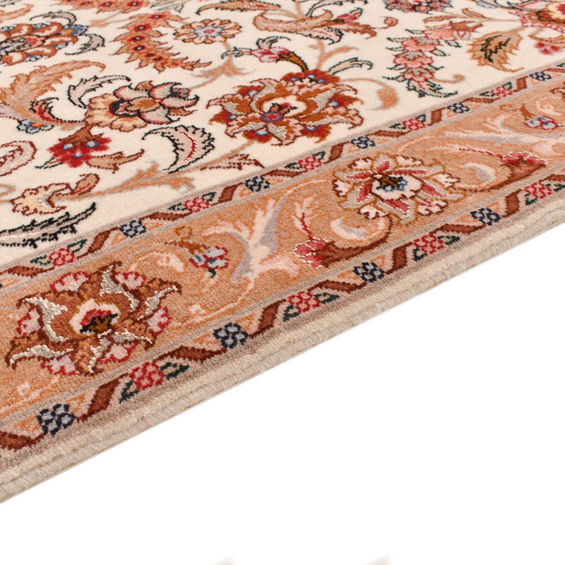 Løber Persisk tæppe - Tabriz - Premium - 314 x 80 cm - beige