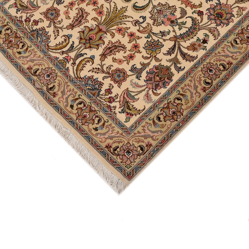 Løber Persisk tæppe - Tabriz - Royal - 405 x 84 cm - beige