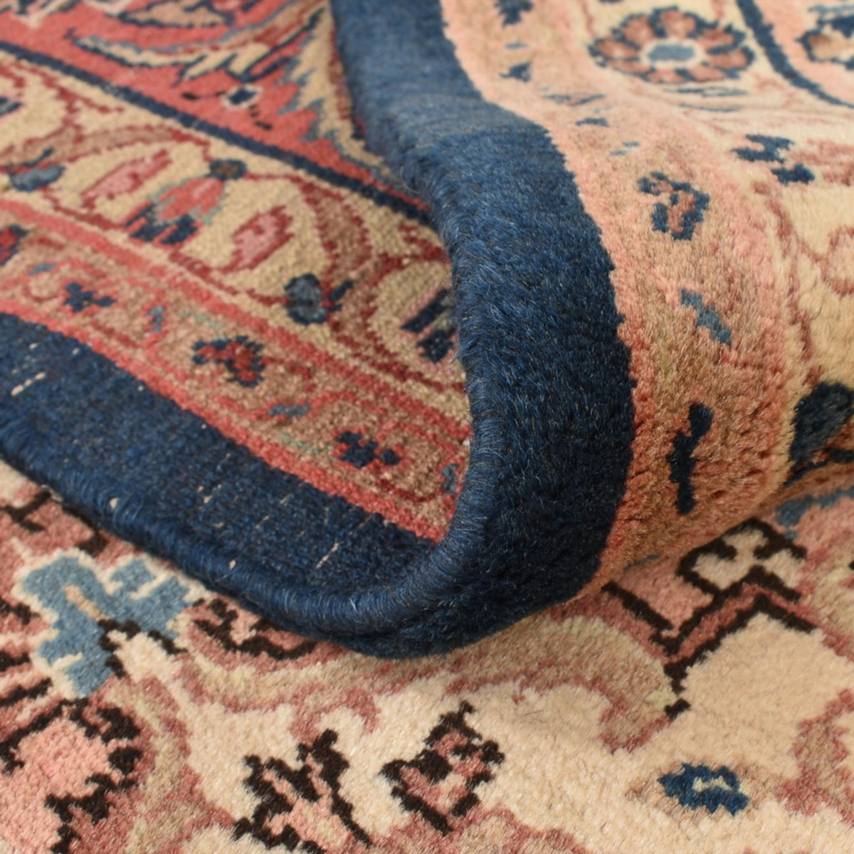 Persisk tæppe - Nomadisk - 297 x 205 cm - mørkeblå