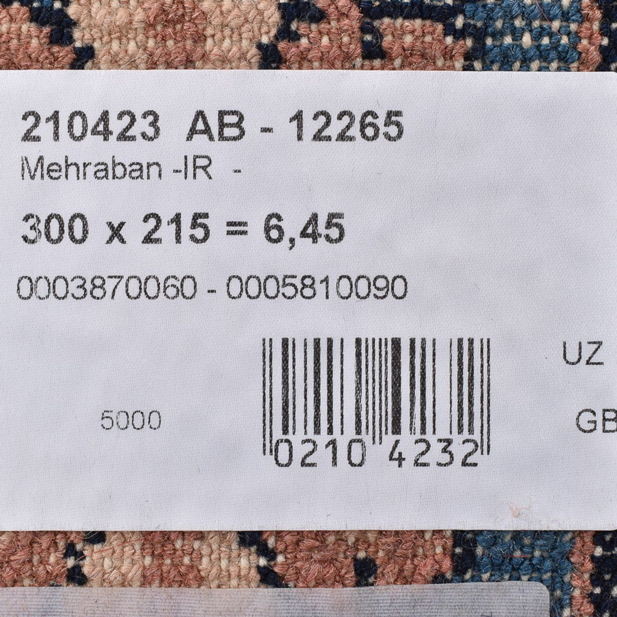 Persisk tæppe - Nomadisk - 300 x 215 cm - flerfarvet