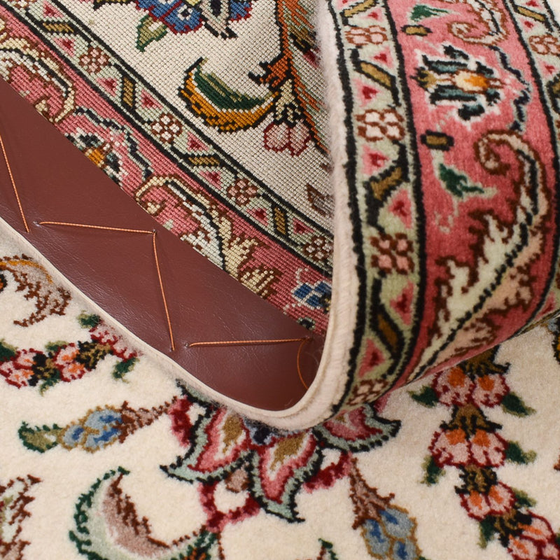 Løber Persisk tæppe - Tabriz - Royal - 295 x 72 cm - sand