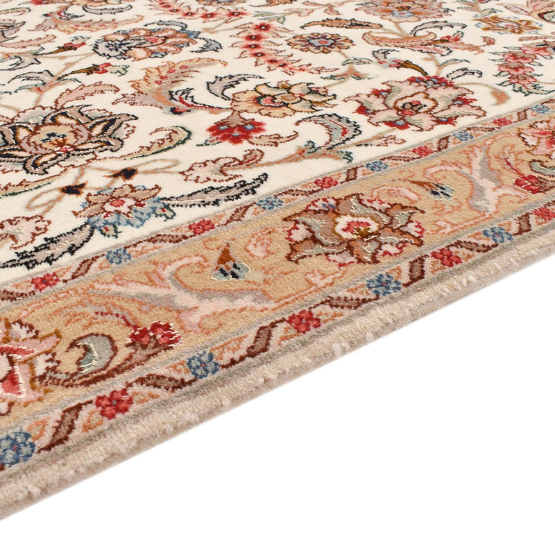Løber Persisk tæppe - Tabriz - Premium - 320 x 83 cm - karamel