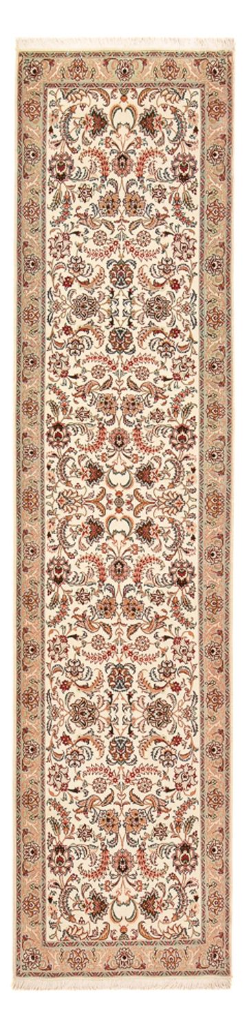 Løber Persisk tæppe - Tabriz - Premium - 312 x 74 cm - karamel