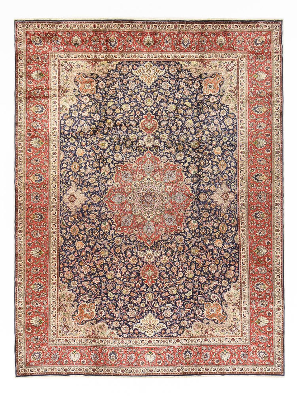 Persisk tæppe - Tabriz - Royal - 500 x 353 cm - lysrød