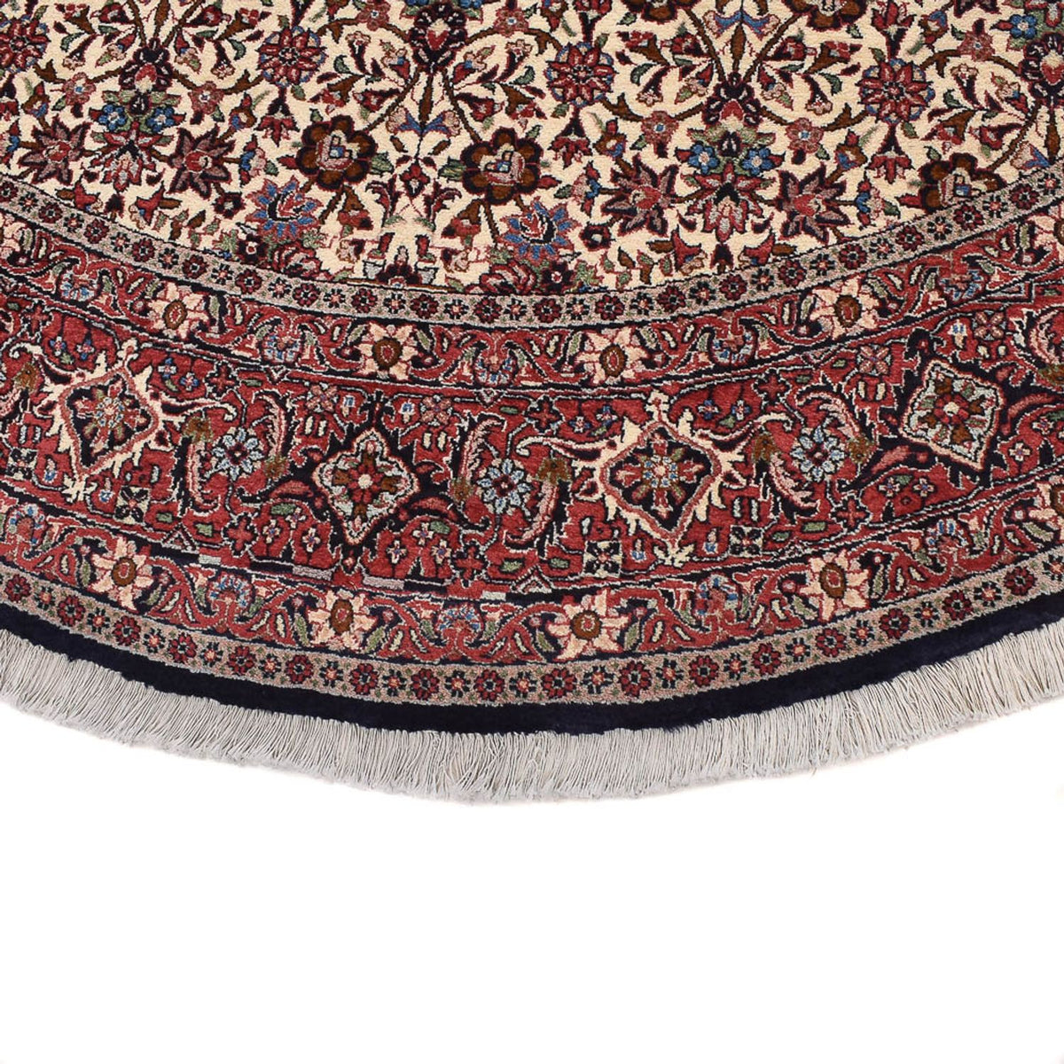 Persisk tæppe - Bijar rundt  - 250 x 250 cm - rust