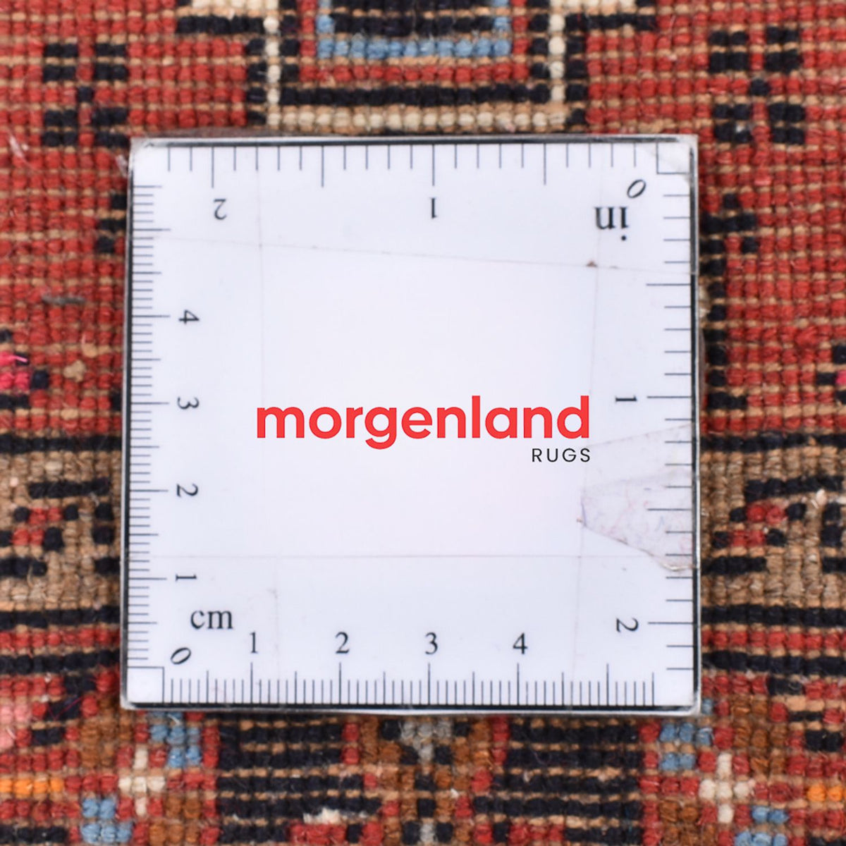 Persisk tæppe - Nomadisk - 124 x 74 cm - lysrød