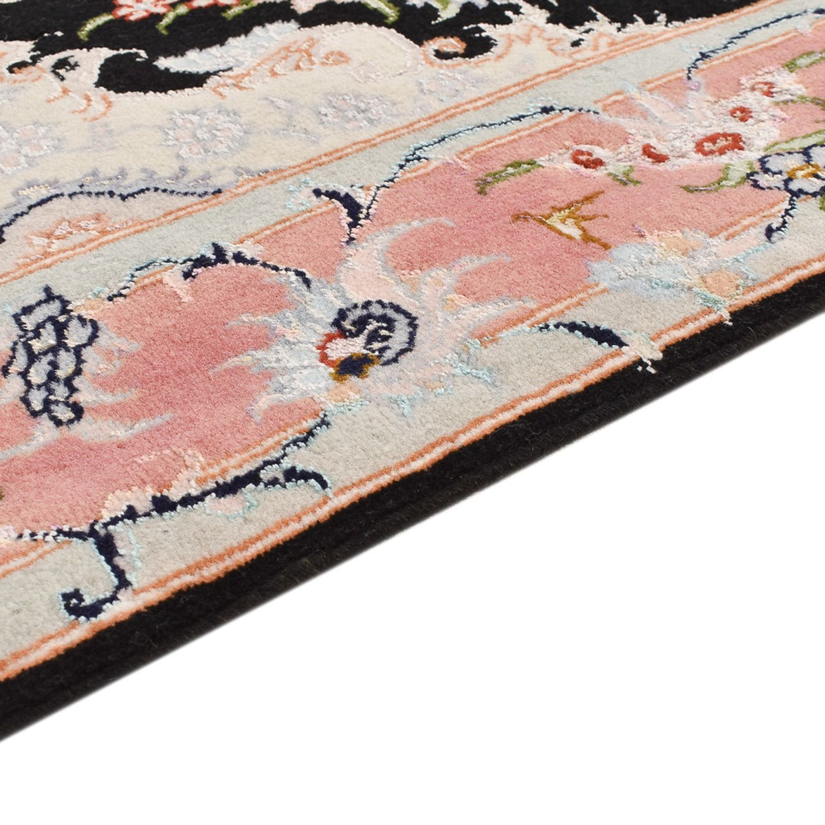 Løber Persisk tæppe - Tabriz - Royal - 300 x 83 cm - mørkeblå