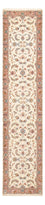 Løber Persisk tæppe - Tabriz - Premium - 347 x 77 cm - beige