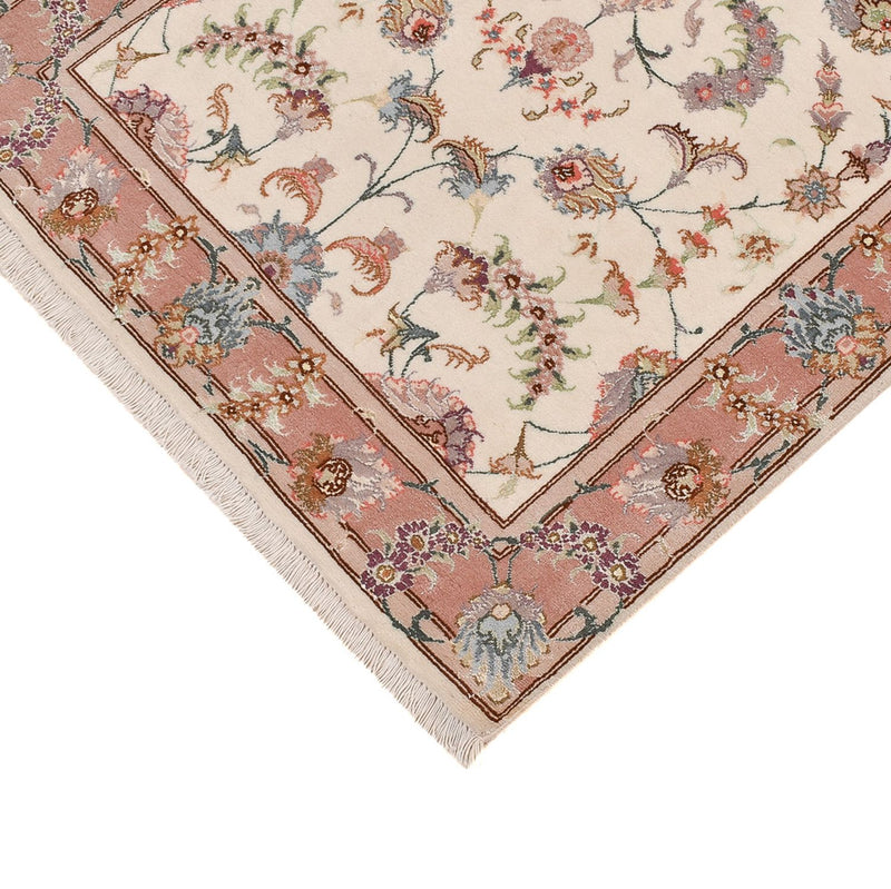 Løber Persisk tæppe - Tabriz - Premium - 347 x 77 cm - beige