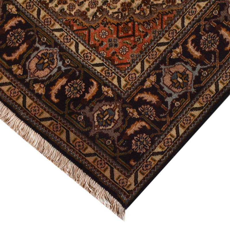 Persisk tæppe - Tabriz - Royal - 205 x 146 cm - mørkebrun