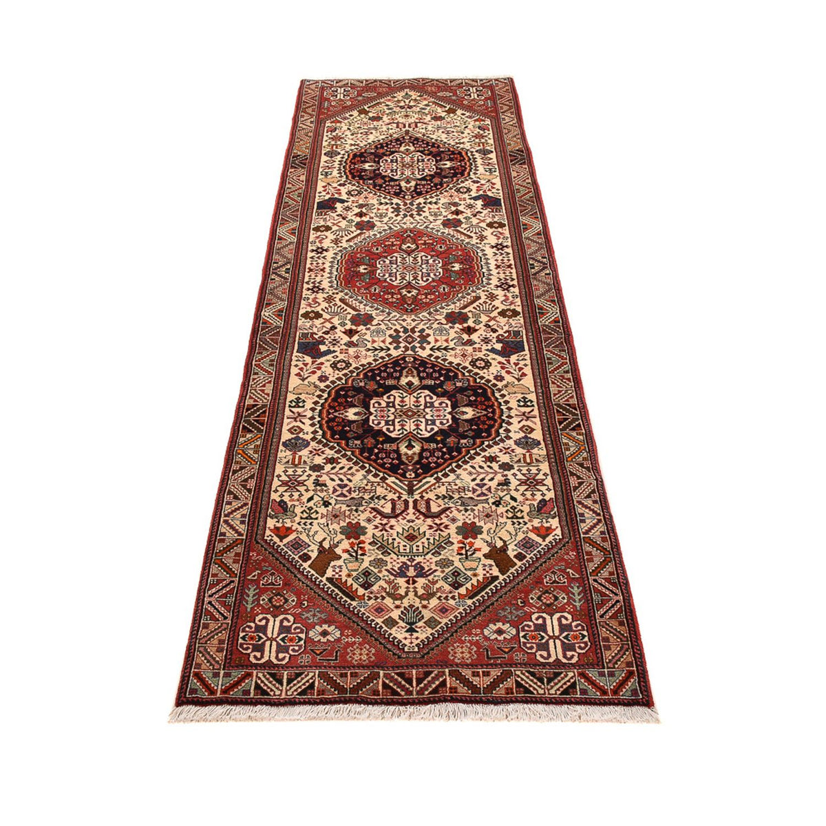 Løber Persisk tæppe - Nomadisk - 290 x 79 cm - creme