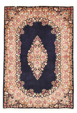 Persisk tæppe - Royal - 158 x 115 cm - mørkeblå