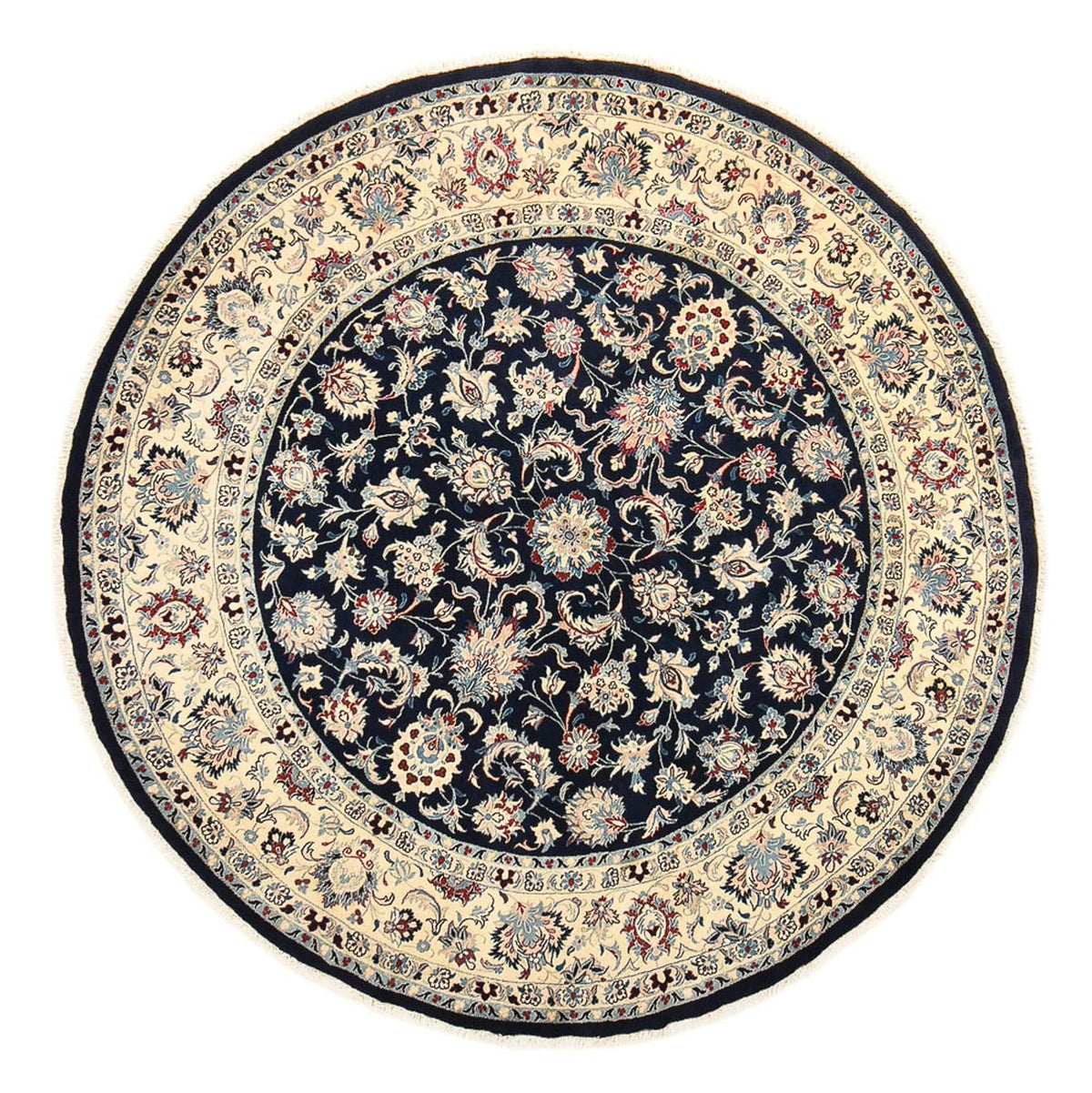 Persisk tæppe - Classic - 235 x 235 cm - mørkeblå