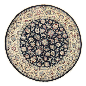 Persisk tæppe - Classic - 235 x 235 cm - mørkeblå