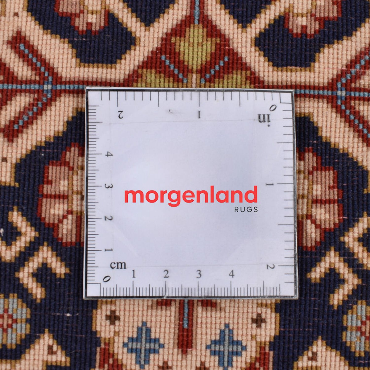 Løber Persisk tæppe - Ghom - Royal - 205 x 55 cm - mørk beige