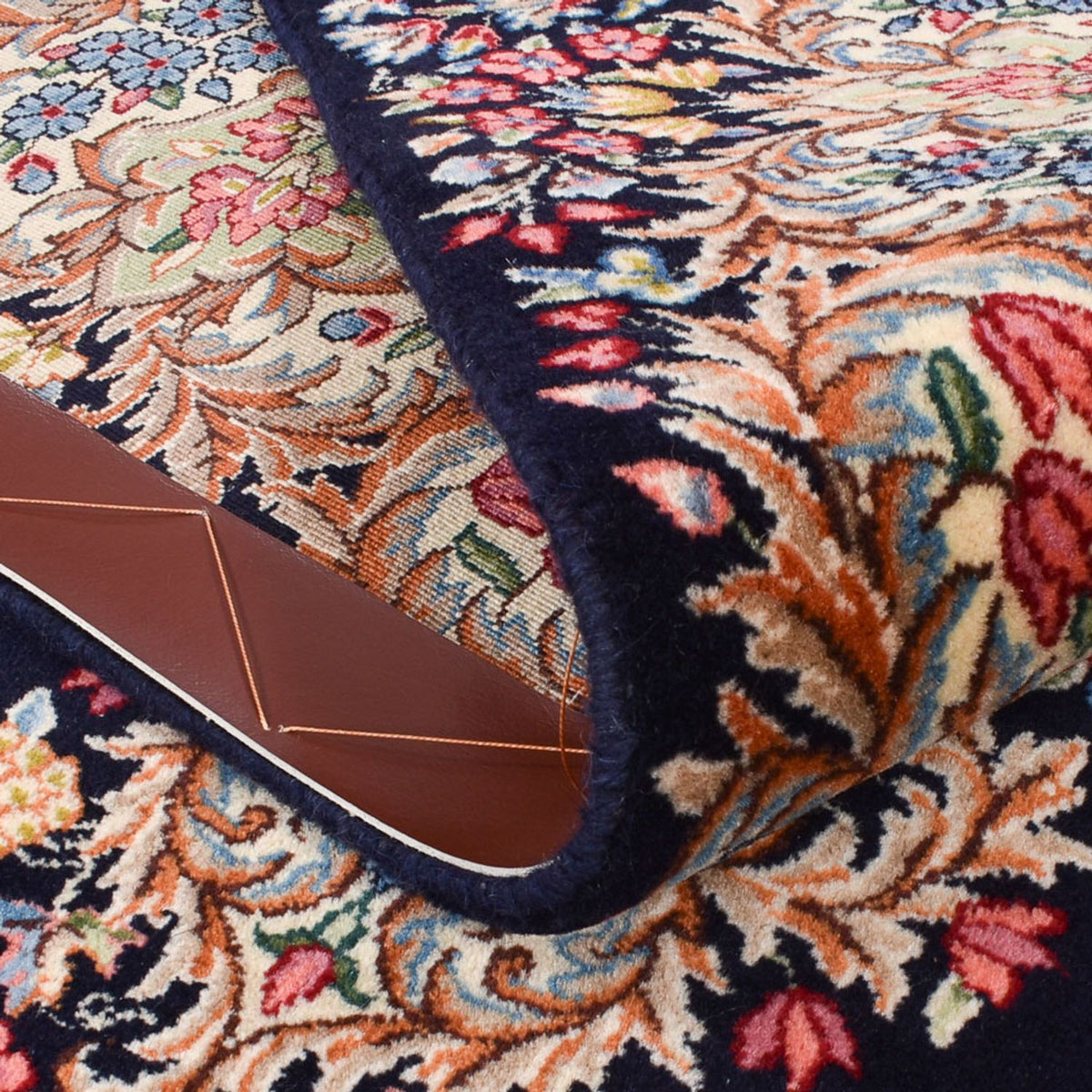 Persisk tæppe - Royal - Royal - 236 x 150 cm - mørkeblå