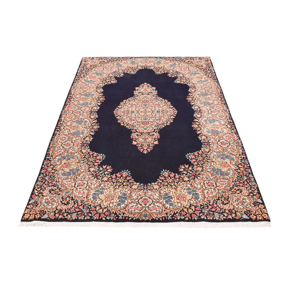 Persisk tæppe - Royal - Royal - 236 x 150 cm - mørkeblå