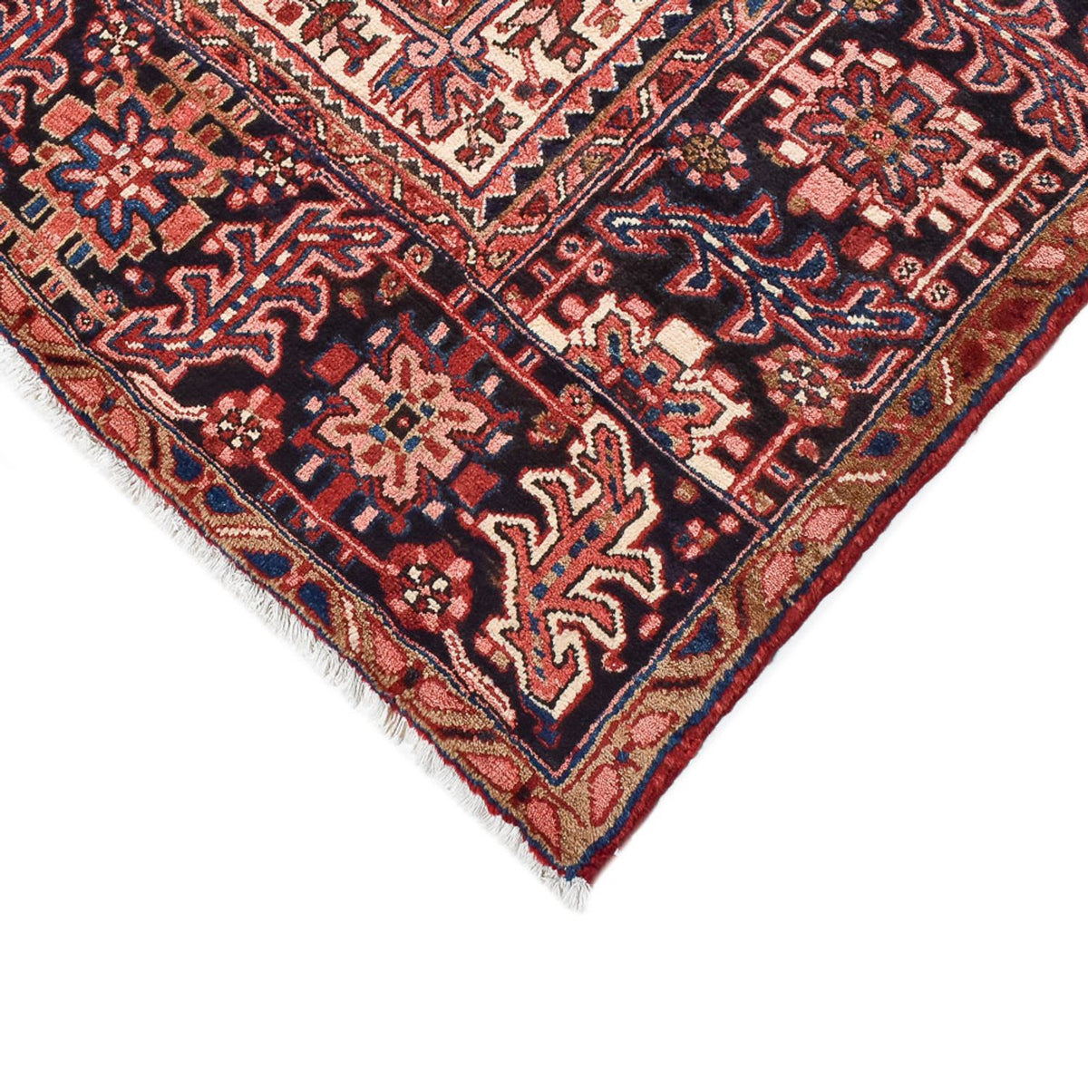 Persisk tæppe - Nomadisk - 396 x 290 cm - lysrød