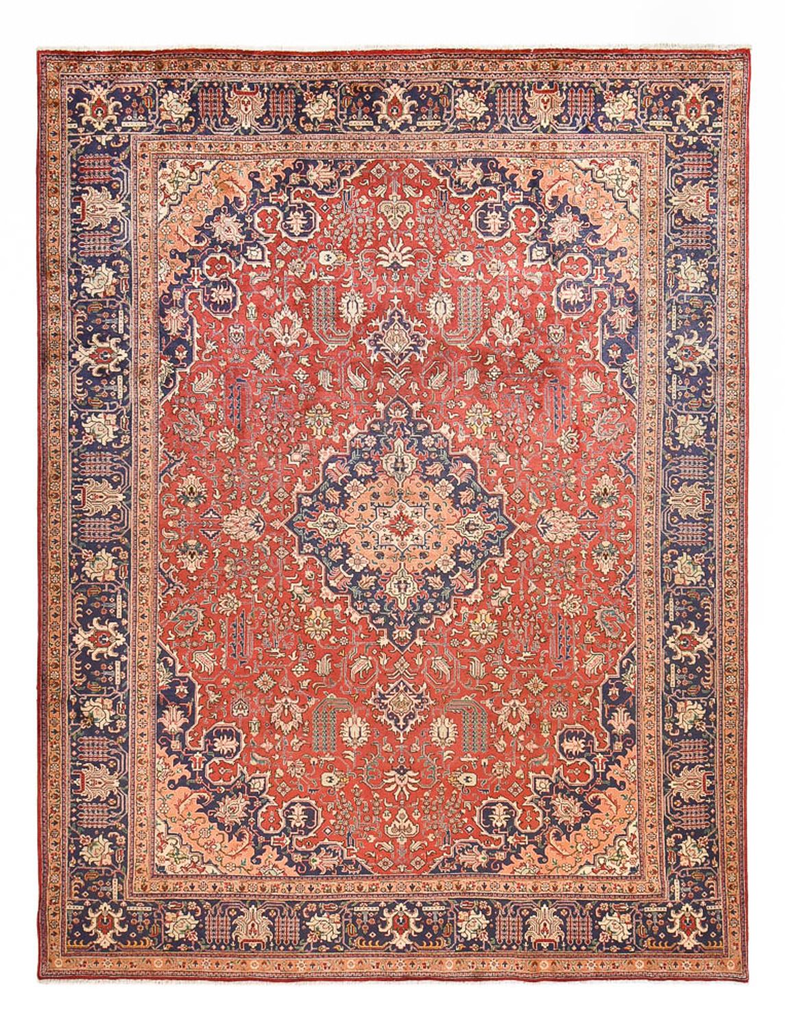 Persisk tæppe - Tabriz - Royal - 396 x 304 cm - rød