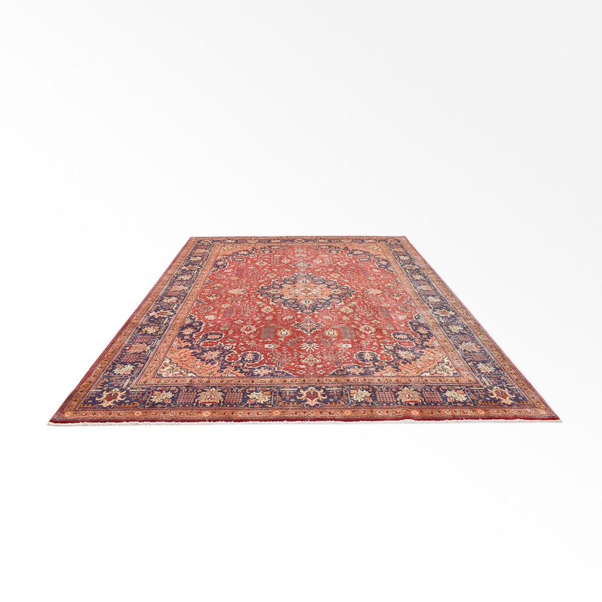 Persisk tæppe - Tabriz - Royal - 396 x 304 cm - rød
