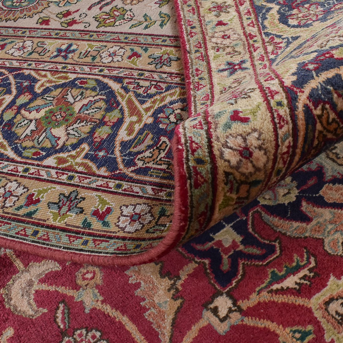 Persisk tæppe - Tabriz - Royal - 398 x 297 cm - flerfarvet