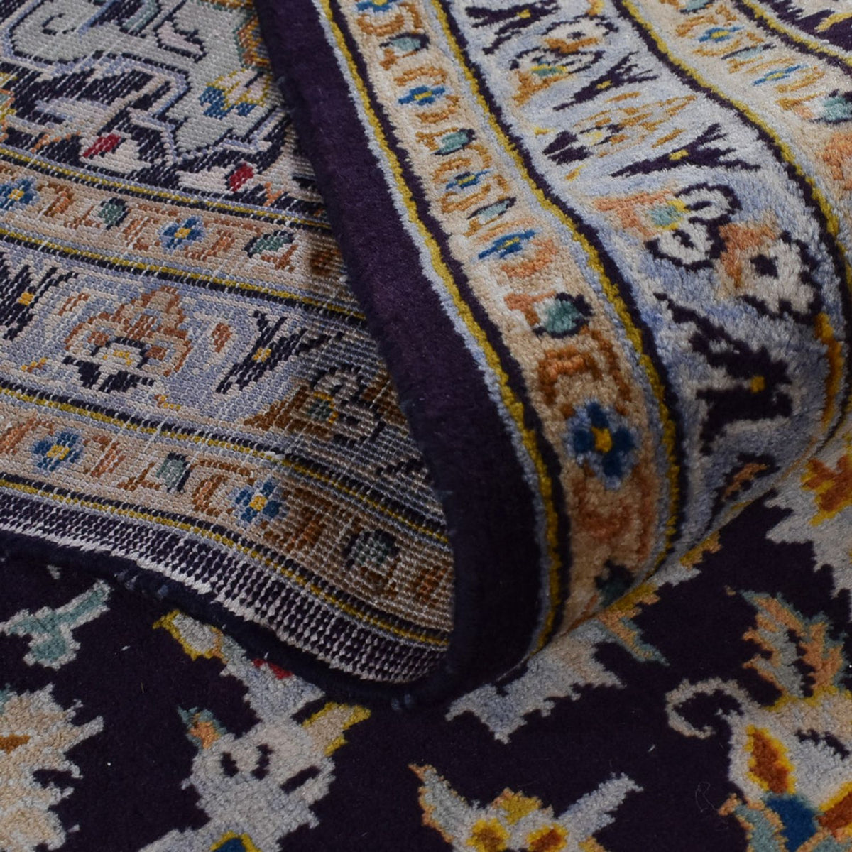 Persisk tæppe - Classic - 390 x 293 cm - mørkeblå