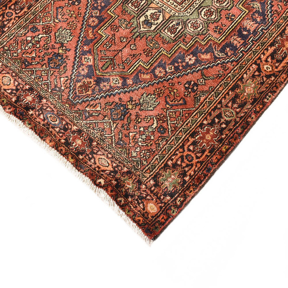 Persisk tæppe - Nomadisk - 120 x 80 cm - lysrød