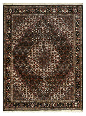 Persisk tæppe - Tabriz - Royal - 200 x 153 cm - mørkebrun